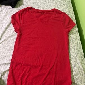 Plain red T-shirt